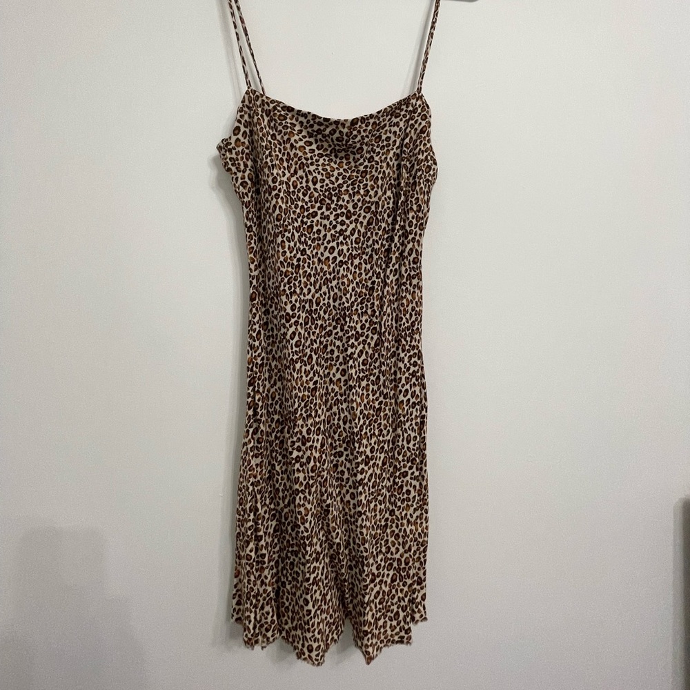 Leopard mini dress, size small!